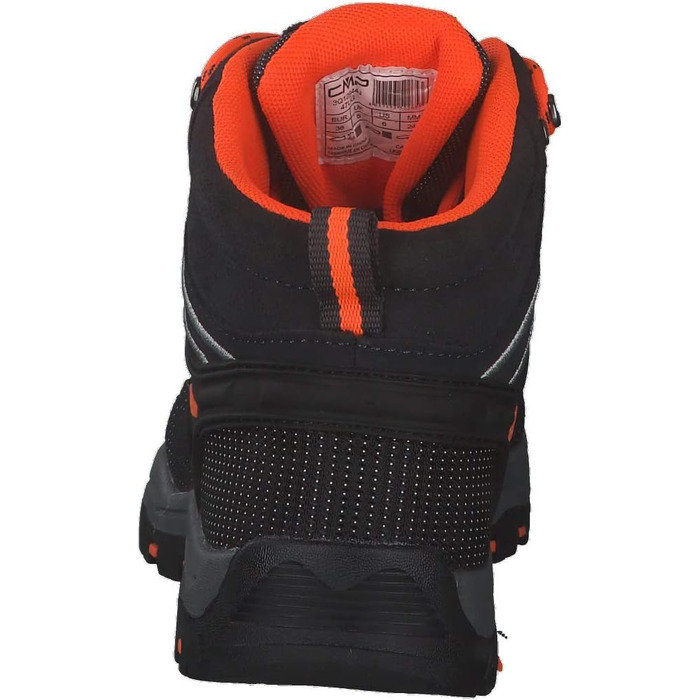 Дитячі трекінгові черевики CMP Rigel Mid Antracite-Flash Orange, розмір 40