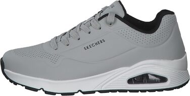 Кросівки чоловічі Skechers UNO Stand ON AIR, сірий/чорний, 41.5 EU