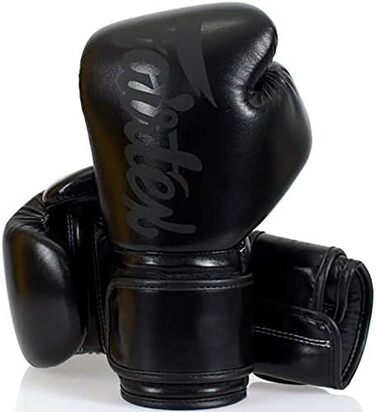 Боксерські рукавички Fairtex BGV-14 чорні матові, 12 унцій, для боксу та муай-тай