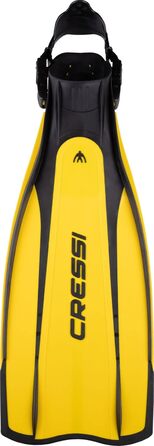 Ласти Cressi Pro Light відкриті, розмір S/M (40/41), чорні/жовті для дайвінгу