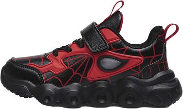 Дитячі кросівки Kindi з натуральної шкіри, водонепроникні, для хлопчиків та дівчаток, спортивні, для бігу, червоні, 26 EU