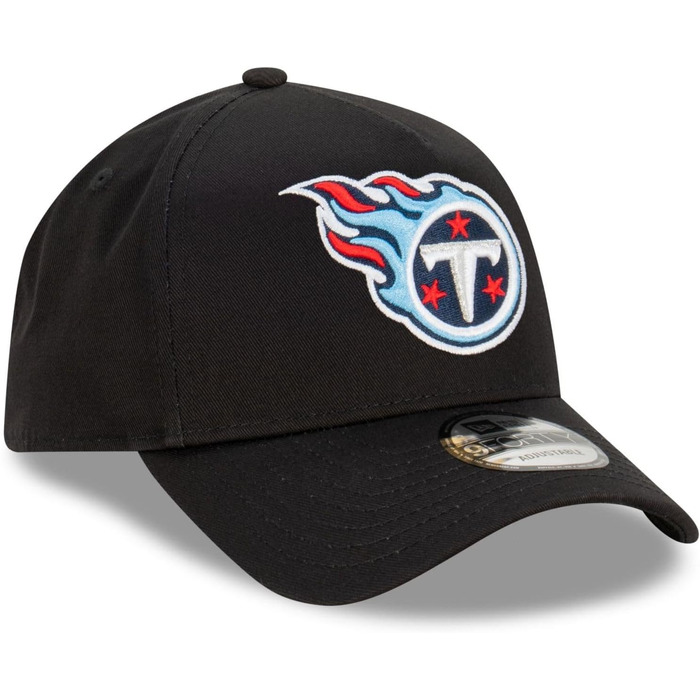 Кепка New Era NFL Tennessee Titans 9Forty A-Frame чорна, кепка бейсболка з вигнутим козирком, універсальний розмір