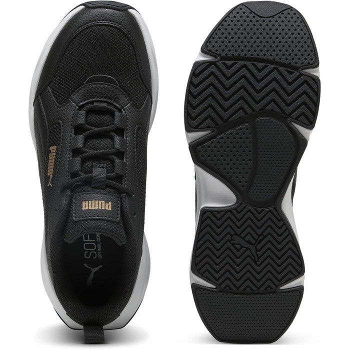 Жіночі кросівки PUMA Cassia 2.0 (35.5 EU, Black Gold White) — стильне спортивне взуття