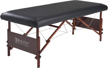 Захисний водонепроникний чохол для масажного столу Master Massage з PU шкіри, чорний, стійкий до олії