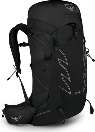 Рюкзак Osprey Talon 33 для чоловіків, туристичний, Stealth Black