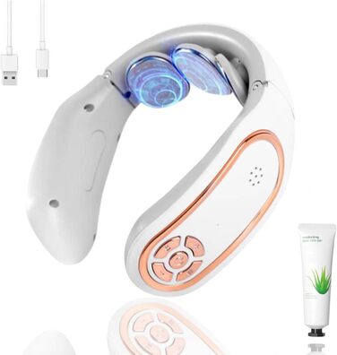 Електричний масажер для шиї та плечей з підігрівом та 4 режимами масажу