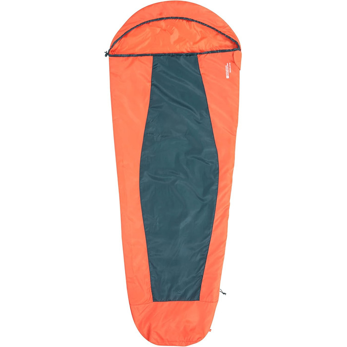Сплячий мішок Mountain Warehouse Traveller 50 - 220 x 80 x 50 см - вітрозахисний, блакитно-зелений