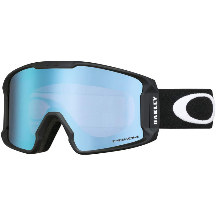 Гірськолижна маска Oakley Line Miner XM PRIZM для вузьких облич, Matte Black / Prizm Sapphire Iridium