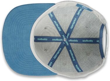 Набір бейсболок Soulbuddy для батька та сина (2 шт) — сімейна кепка Snapback для чоловіків та дітей, сіро-блакитний колір