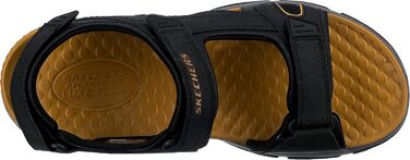 Чоловічі сандалі Skechers Tresmen Hirano 43 EU, чорні, синтетичні