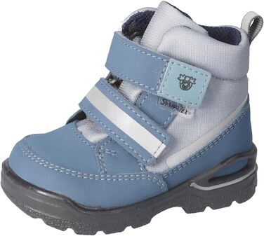 Зимові черевики RICOSTA Flori для дівчаток та хлопчиків, дитячі черевики для перших кроків, ширина: широкі, змінна устілка, Sympatex, можна прати, веганські (24 EU, Pavone Calcit 130)