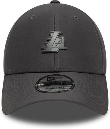 Кепка New Era Los Angeles Lakers NBA 9Forty E-Frame з фольгованою вишивкою, чорно-золота