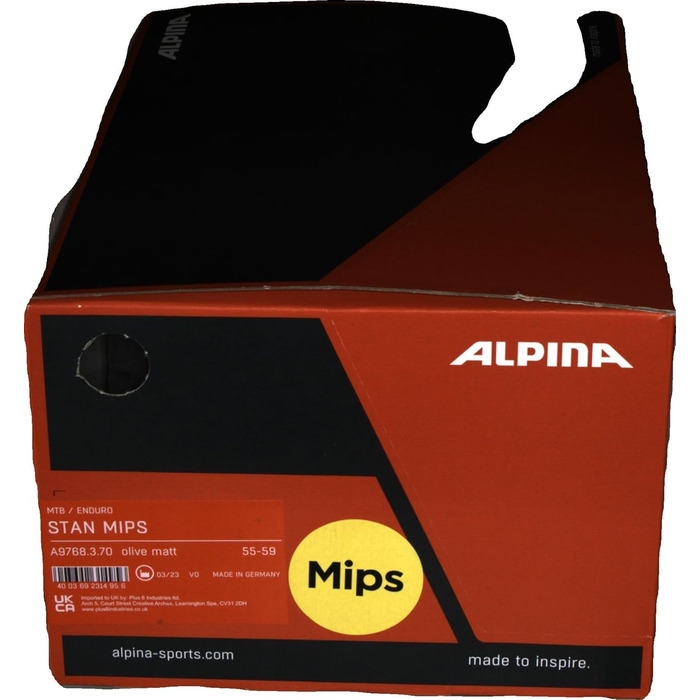 Велосипедний шолом ALPINA STAN MIPS для дорослих, олива матова, 55-59 см, легкий, захист MIPS, вентиляція, з сіткою від комах