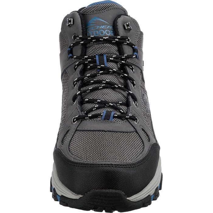 Чоловічі черевики Skechers Selmen MelanoWander - сірі, шкіра, синтетика, сітка