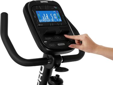 Велотренажер Zipro Glow магнітний, ергометр для дому до 150 кг, фітнес велосипед кабельний