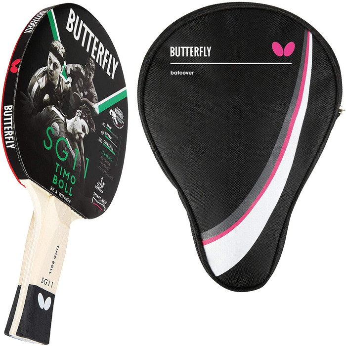 Набір для настільного тенісу Butterfly Timo Boll SG11 з чохлом Drive Case, ракетка для тенісу, любительський комплект