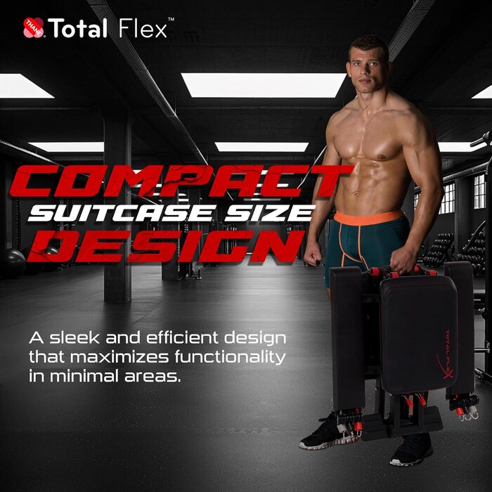 Складана лава для тренажерів TOTAL FLEX L - лава для жиму, фітнес, домашній спортзал