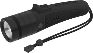 Ліхтар Cressi Hunt Torch 1600 Black - LED для дайвінгу, риболовлі та пошуку під водою, 1600 люмен, водонепроникний IPX8, 100 м