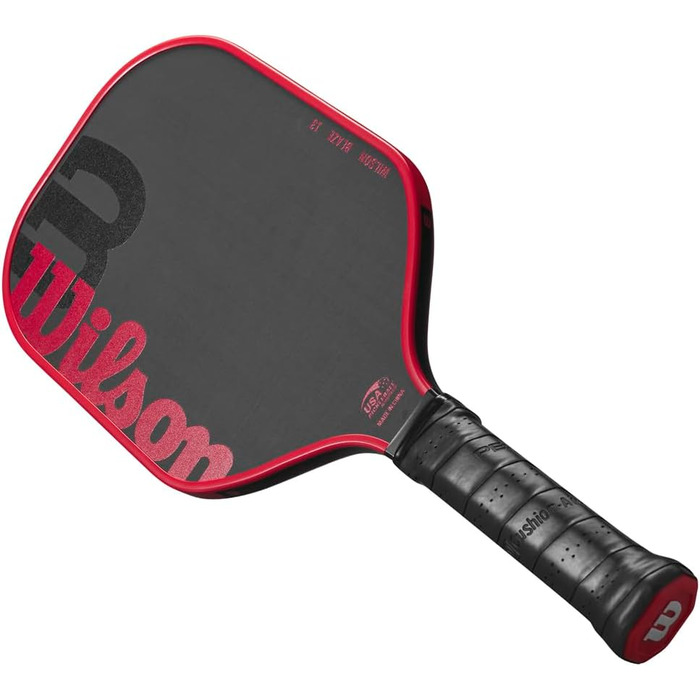Падл для піклболу WILSON Blaze Series, 6,4 см, чорний/червоний