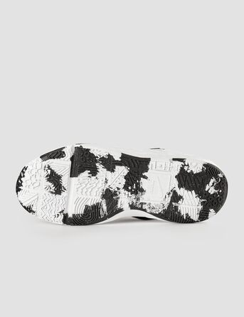 Кросівки баскетбольні Nike Team Hustle D 12 для дітей та дорослих, біло-чорні, 37.5 EU