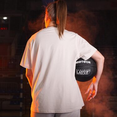 М'яч для баскетболу Meteor Layup Kinder Mini розмір 7 (чорний) - ідеальний для дітей 4-8 років, для тренувань