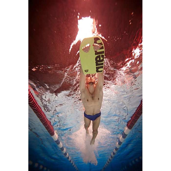 Плавальна дошка arena Kickboard для басейну, EVA, 39x30 см, рожева, з отворами для хвату, тренувальний інвентар, без ПВХ