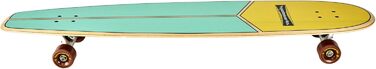Лонгборд Hamboards Huntington Hop 'Key Lime', ручна робота, для лендсерфінгу і круїзингу, ламінована береза та клен