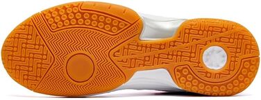 Волейбольні кросівки для чоловіків та жінок, кросівки для бадмінтону, білі закриті спортивні кросівки, дитячі волейбольні тренувальні кросівки з амортизацією та антиковзаючою підошвою, розмір 39 EU, широкі, білі, червоні