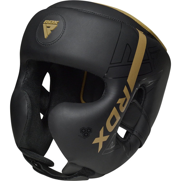 Захист для голови RDX з Maya Hide шкіри для боксу, кікбоксингу, MMA, Муай Тай, карате, тхеквондо, спарингів, універсальний шолом для єдиноборств