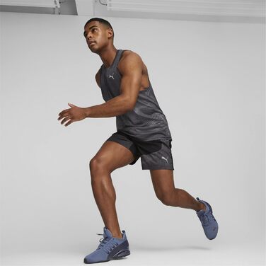 Кросівки PUMA Tazon 6 для чоловіків, крос-тренінг, 45 EU, темно-синій, інкі-блакитний, темно-ясно-червоний