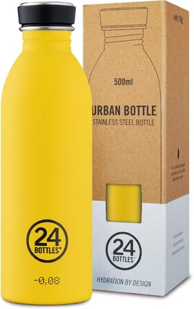 Пляшка для води 24Bottles Urban 500 мл, Powder Blue, сталева