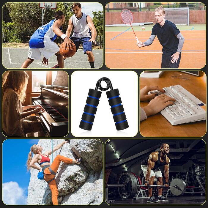 Набір для тренування рук та пальців (4 шт.), алюмінієвий підлокітний тренажер, тренажер сили хвата, тренажер м'язів рук для зміцнення хвата, нарощування м'язів та реабілітації рук (50/100/150/200 LBS)
