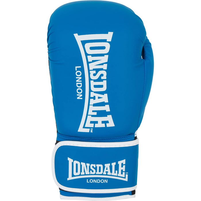 Боксерські рукавички Lonsdale Ashdon 10 унцій, синьо-білі, унісекс