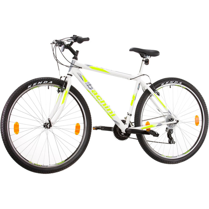 Гірський велосипед Probike PRO 29 дюймів, 21 швидкість, для чоловіків та жінок, зріст 175-190 см, білий/зелений, Multibrand Distribution
