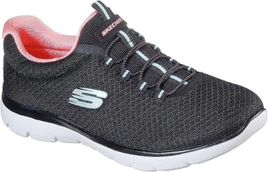 Кросівки жіночі Skechers Summits Black Mesh Pink (40 EU) - дихаючі спортивні