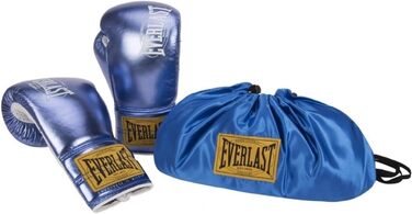 Боксерські рукавички Everlast 1910 Pro Fight Glove для дорослих, 10 унцій, сині