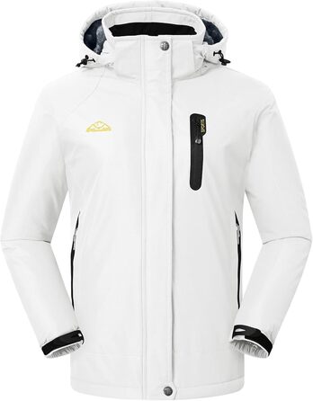 Жіноча зимова куртка Ysento: водонепроникна, софтшел, тепла, вітрозахисна, для сноуборду та активного відпочинку (біла, розмір S)