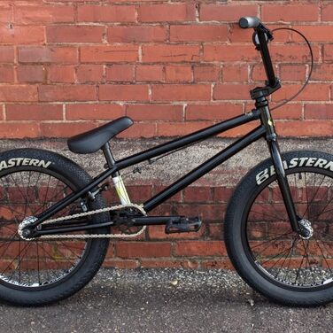 BMX велосипед Eastern Bikes Nightwasp 20 дюймів, легка хромолева рама, чорний