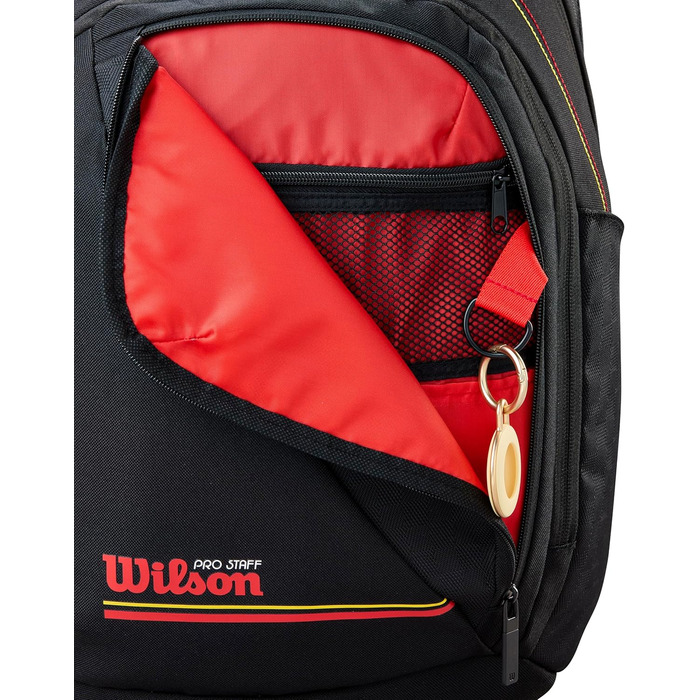 Рюкзак Wilson Pro Staff для тенісу, чорний – професійний тенісний рюкзак