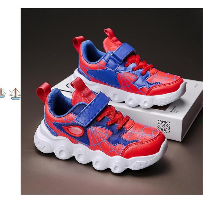 Дитячі кросівки Kinder з натуральної шкіри, водонепроникні, для хлопчиків та дівчаток, спортивні, для бігу (синій, 31 EU)