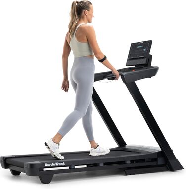 Біговий тренажер NordicTrack T Series 8: біговий доріжки для дому з регулюванням нахилу та Bluetooth, вантажопідйомність 136 кг