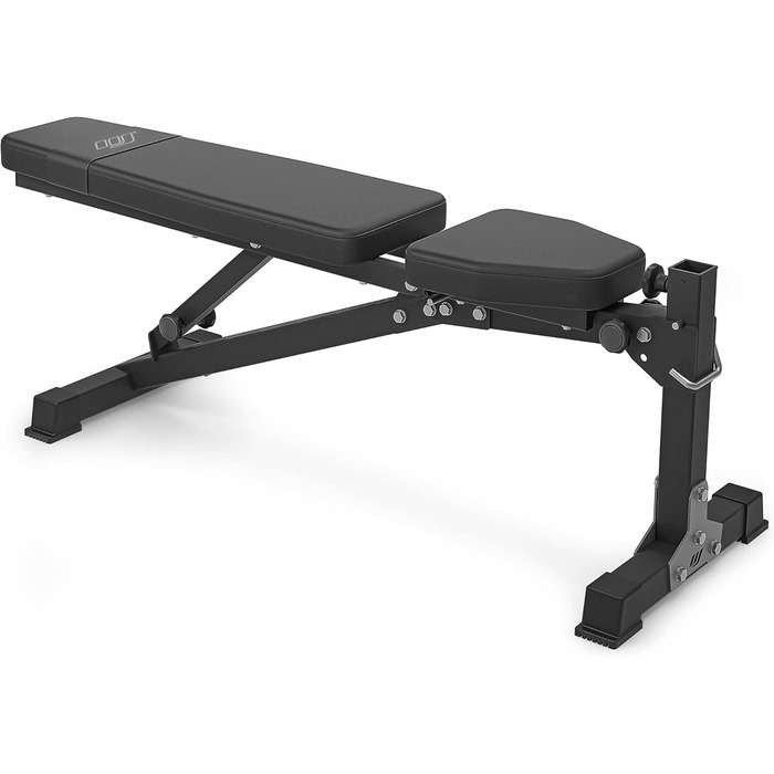 Регульована лавка для жиму Marbo Sport MS-L114, складна, чорна, виробництво ЄС