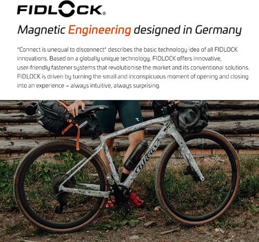 Пляшка Fidlock Twist для води 600/800 мл, прозора, чорна, змінна, без конектора