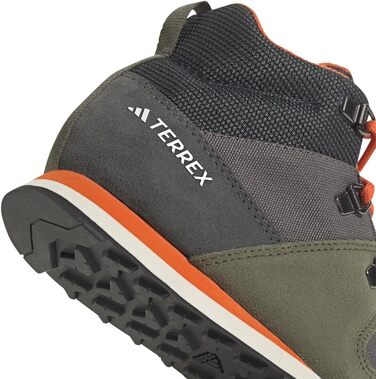 Зимові черевики adidas Terrex Snowpitch Cold.rdy для жінок та чоловіків (31 EU, Olive Strata Wonder White Orange)