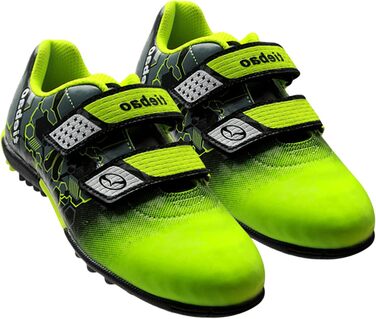 Дитячі футбольні бутси Rismart TieBao для штучного покриття та залу, унісекс, зелені, розмір 27 EU