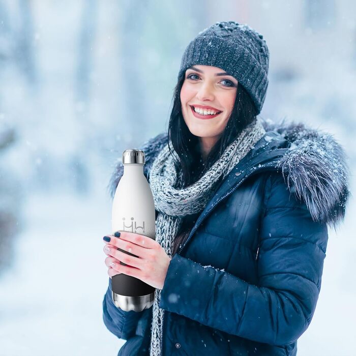 Термос-пляшка 1000 мл, ізольована фляка з нержавіючої сталі, без BPA, пляшка для води, не протікає, з подвійними стінками, для газованої води, підходить для університету, роботи, подорожей, спорту, активного відпочинку, для хлопчиків та дівчаток, темно-зе