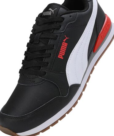 Кросівки PUMA St Runner V3 Nl, унісекс, чорно-біло-червоні (42 EU)