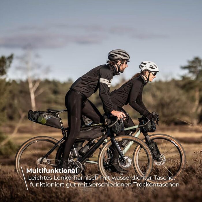Велосипедна сумка BBB Cycling Front Fellow BSB-141, водонепроникна, на кермо, чорна, розмір M