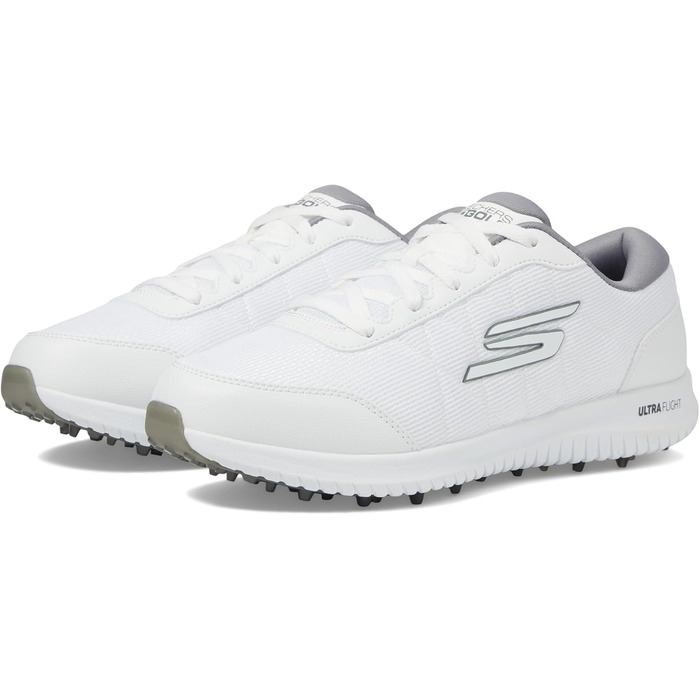 Жіноче golf-взуття Skechers Max Fairway 4 Spikeless - білий, сірий (37 EU)