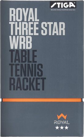 Тенісний стіл STIGA Royal WRB - високопродуктивний наступальний ракетковий пристрій для професіоналів та досвідчених гравців, сертифікований ITTF, з технологією WRB